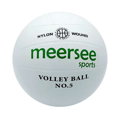 White rubber volleyball