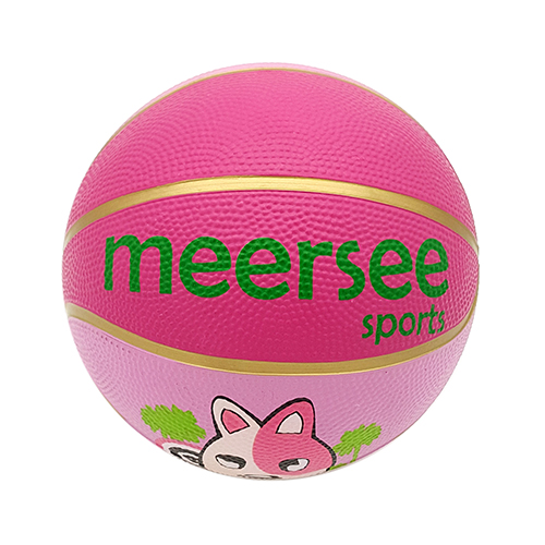 Pink Rubber Basketball