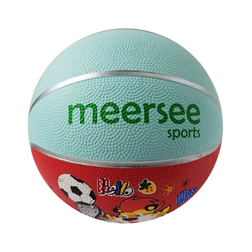 Cartoon Printed Rubber Basketball