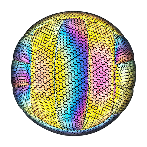 Holographic luminous reflective volleyball