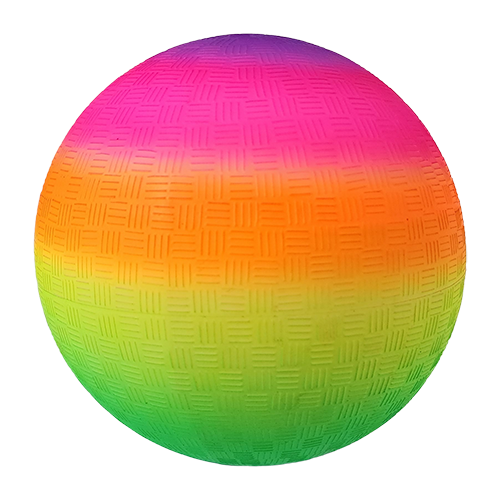 Rainbow playground ball