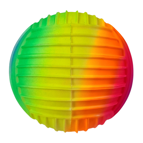 Rainbow PVC scribed volleyball
