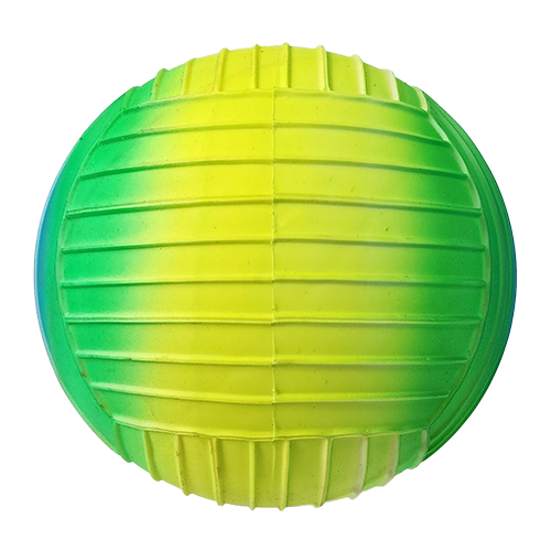 20 CM Rainbow PVC scribed volleyball