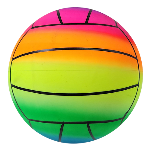 Colorful rainbow PVC volleyball