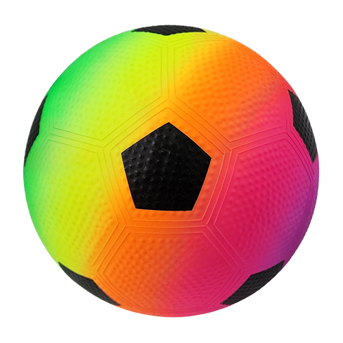 Rainbow PVC football